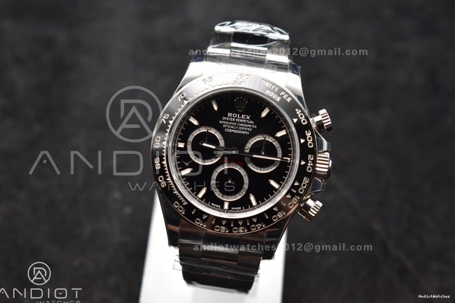 Steel Bracelet Edition on Black SS VSF Best 126500 Daytona Classic Dial 1:1 780 904L DD 0827